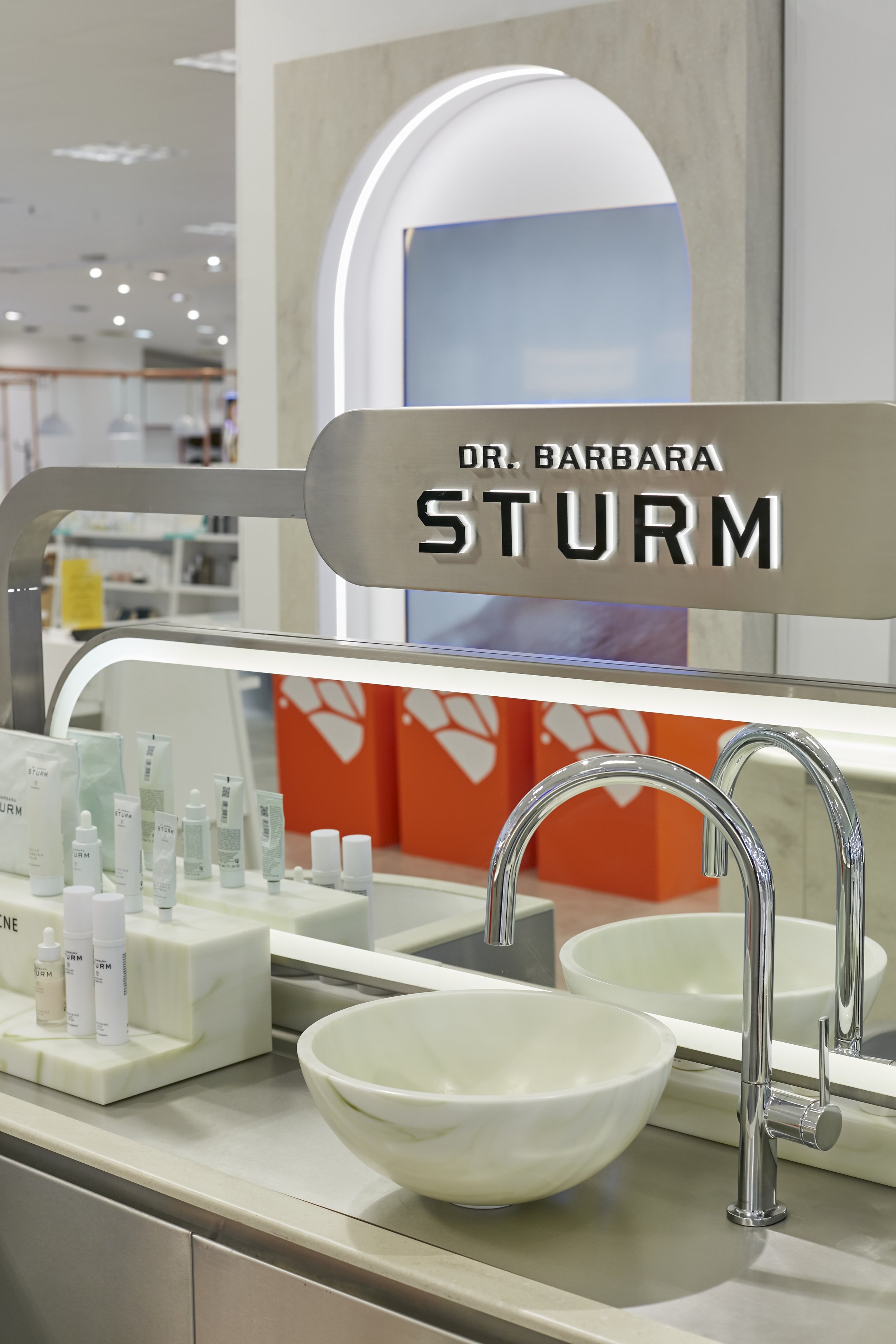 Dr. Barbara Sturm flagship counter design detail 2