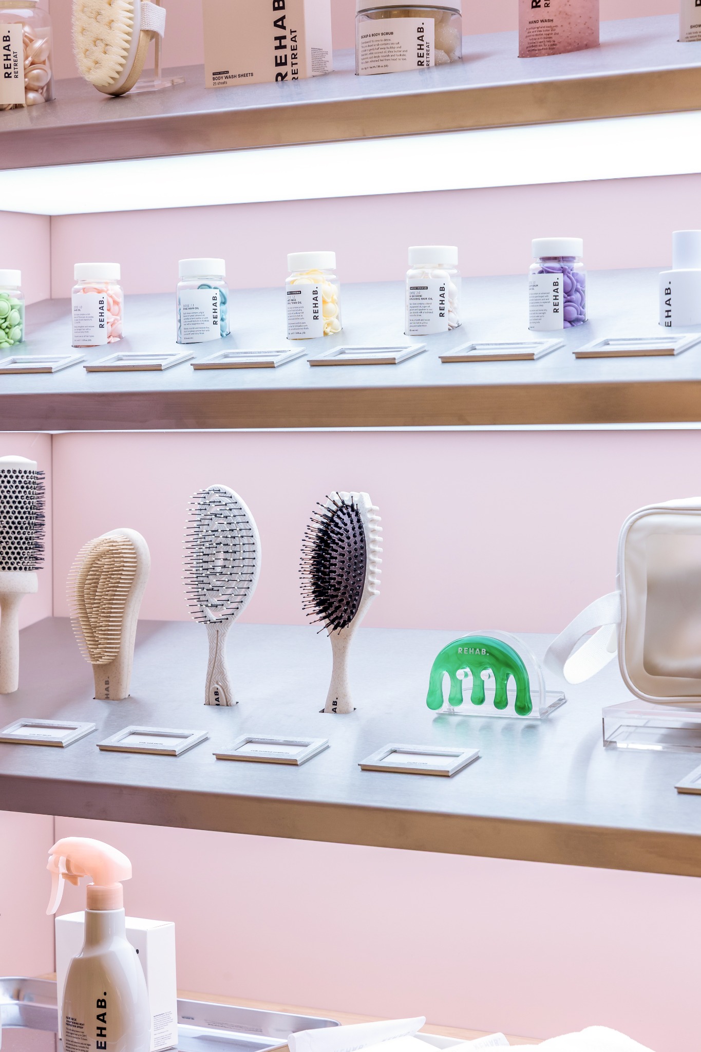 Rehab. Your Hair pop-up design detail 3