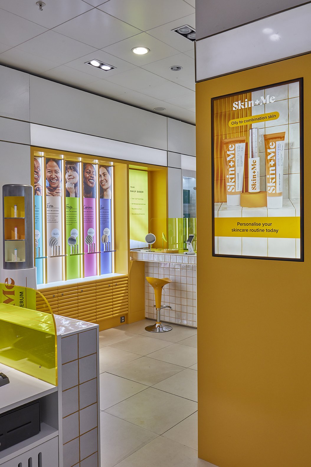 Skin+Me retail rollout design detail 1
